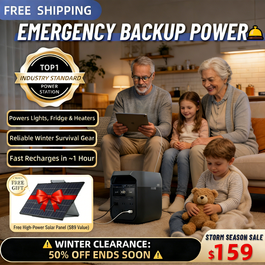 Unlimited Power Anywhere : Large Capacity Solar Charging – Only $159!