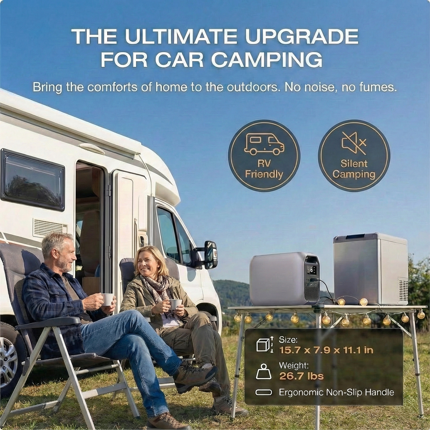Unlimited Power Anywhere : Large Capacity Solar Charging – Only $159!