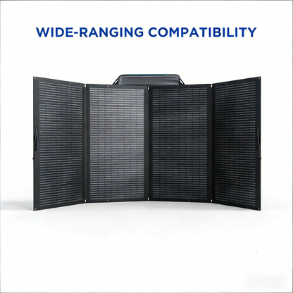 400W Portable Foldable Solar Panel – IP68 Waterproof, High Efficiency for Off-Grid & Outdoor Use